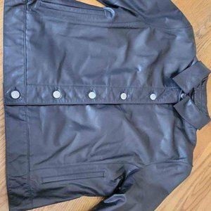 Black Banana Republic Leather Jacket